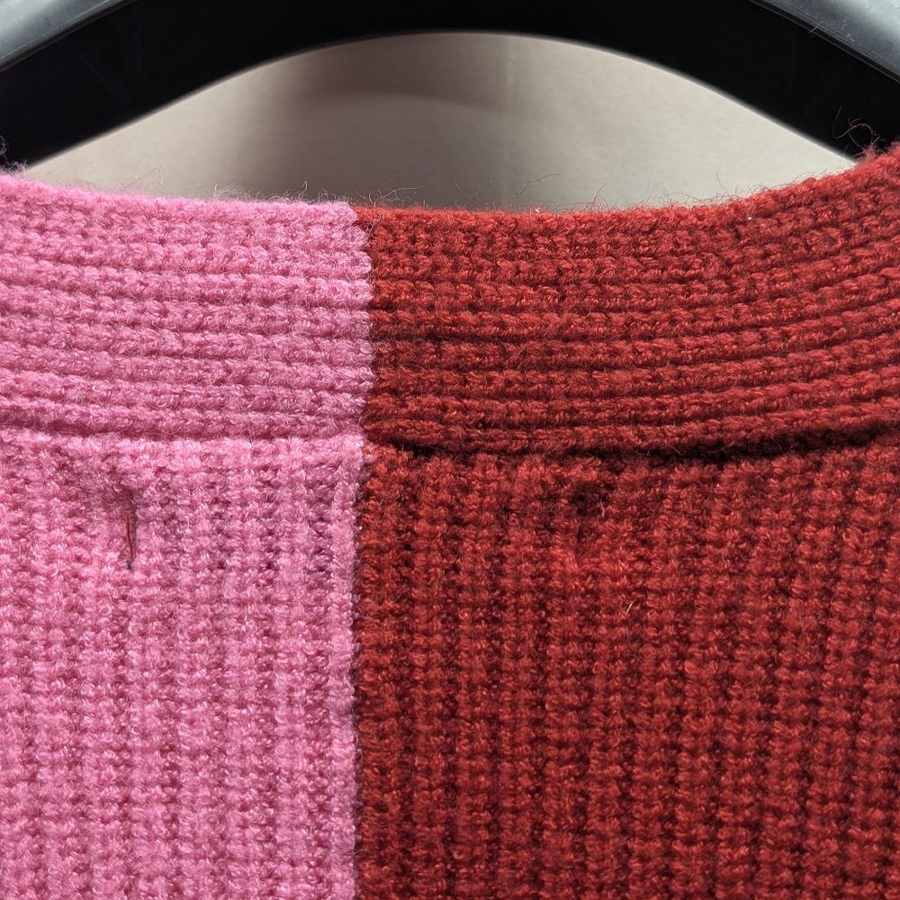 Moon And Madison Cardigan Sweater - Red and Pink - Picture 9 of 9